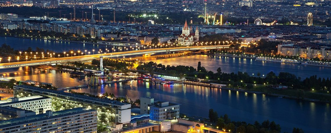 Vienna at night