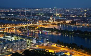 Vienna at night