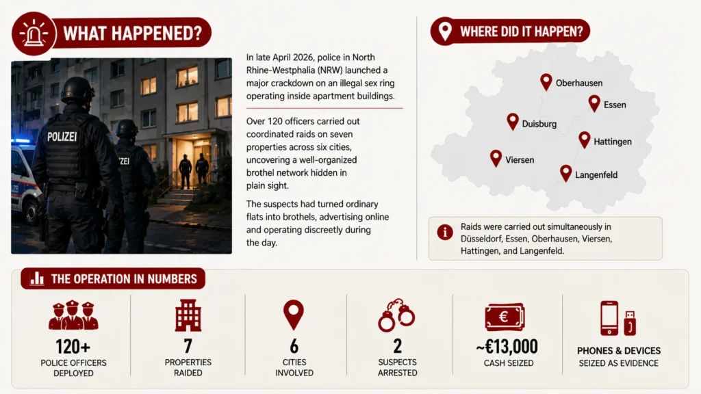 police raid against illegal prostitution