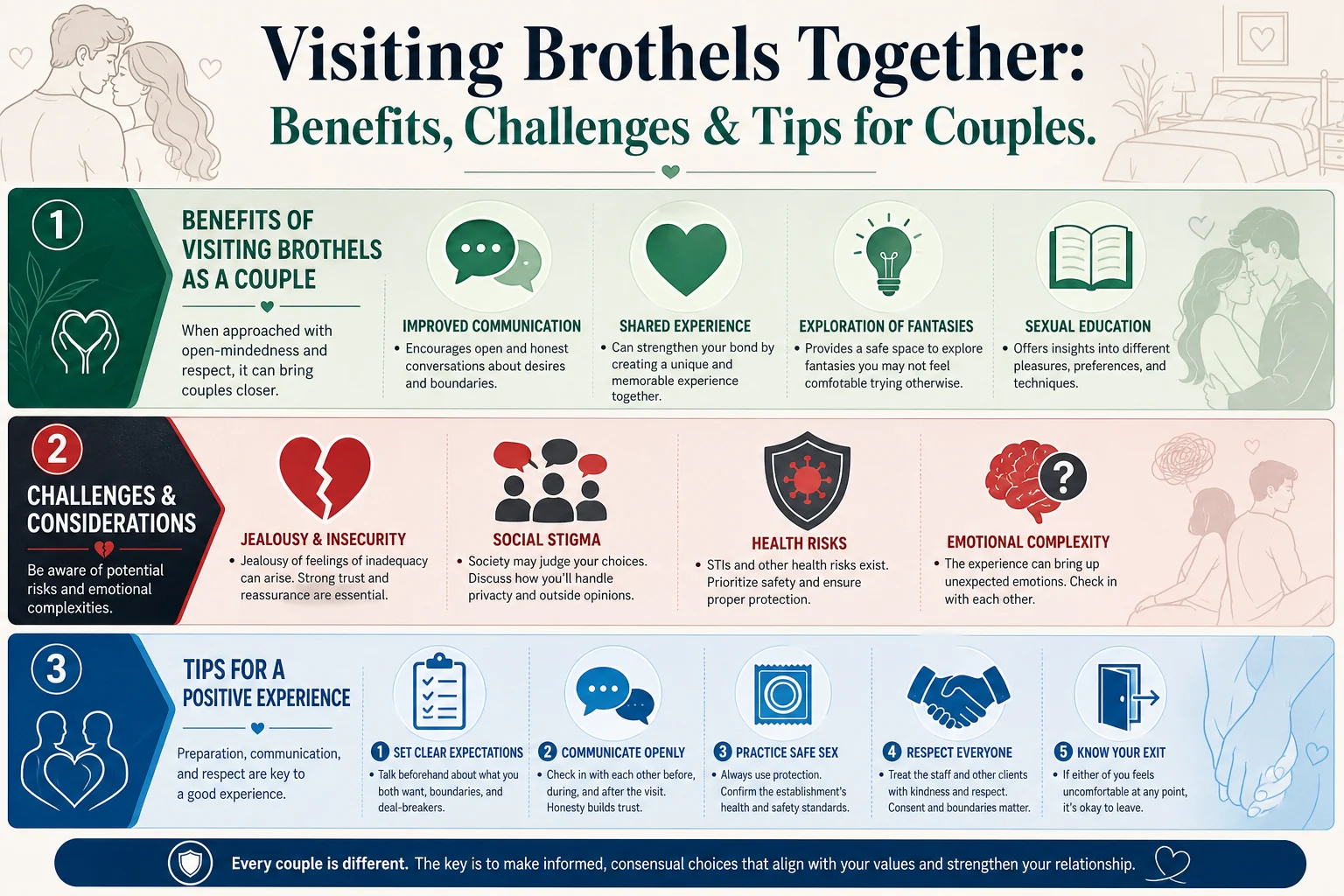 Can Couples Visit Brothels Together? infographic