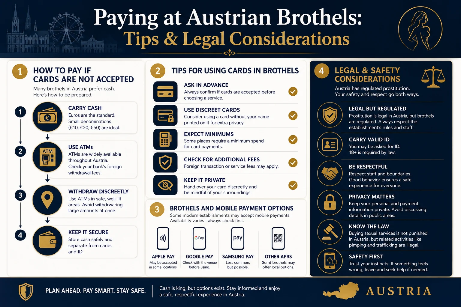 Do Brothels Accept Credit Cards in Austria? infographic