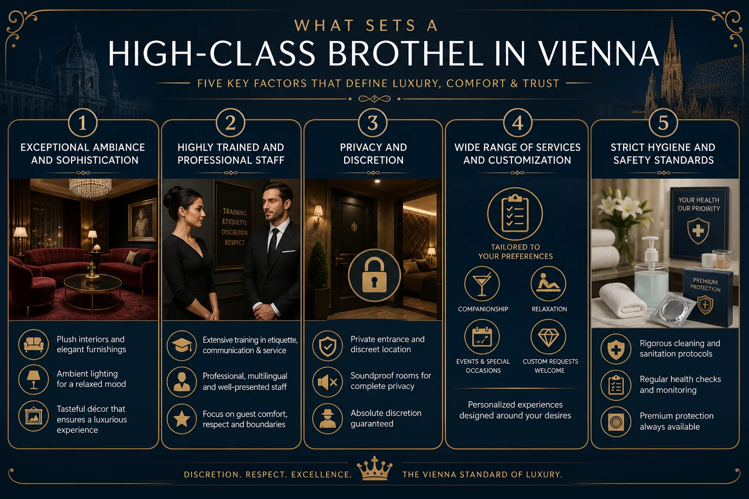 What Makes a High-Class Brothel Different? infographic