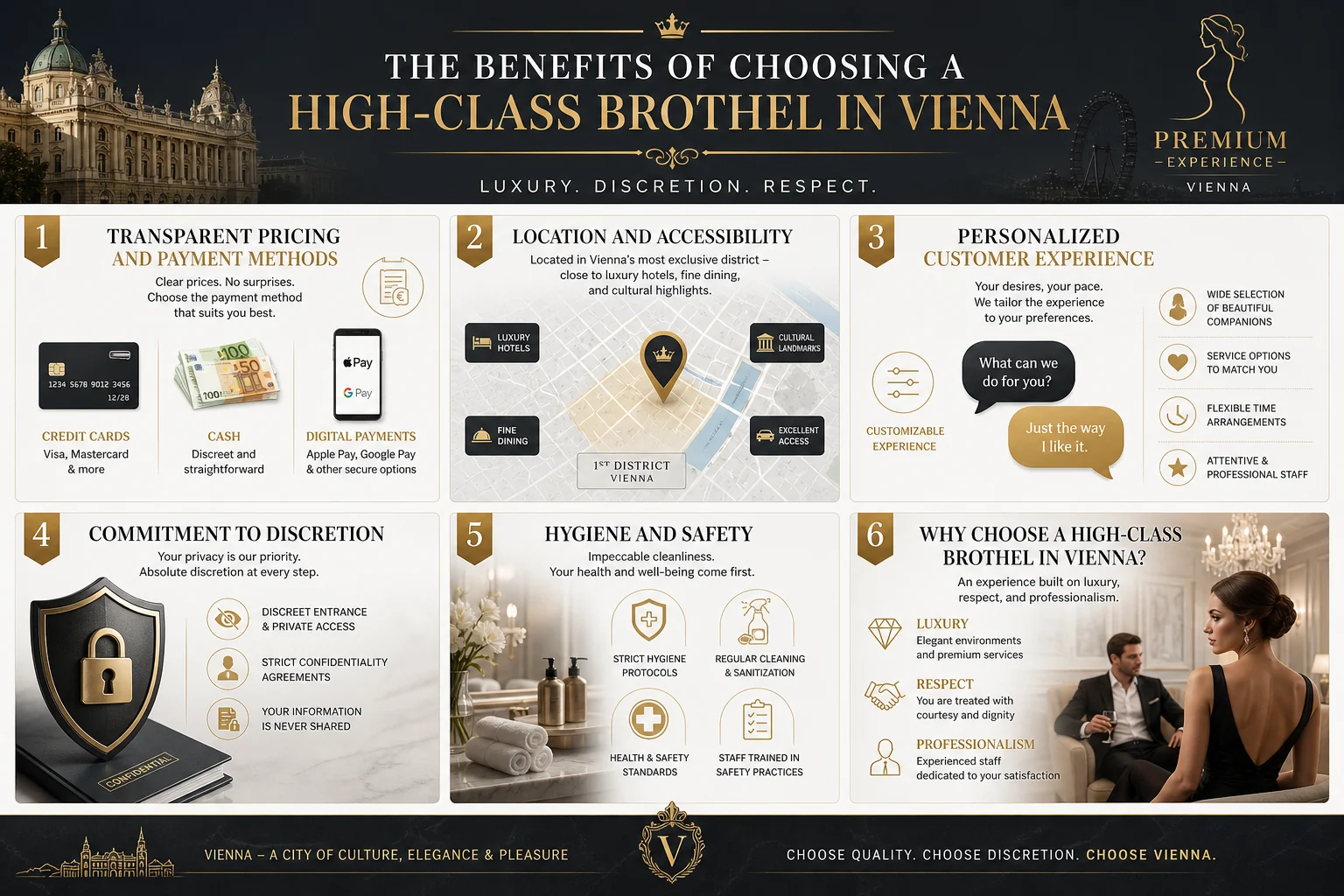 What Makes a High-Class Brothel Different? infographic