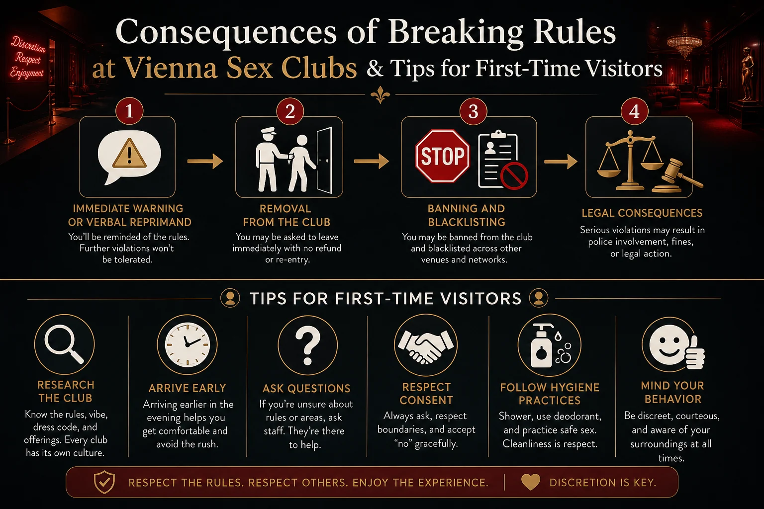What Happens If You Break the Rules at a Vienna Sex Club? infographic