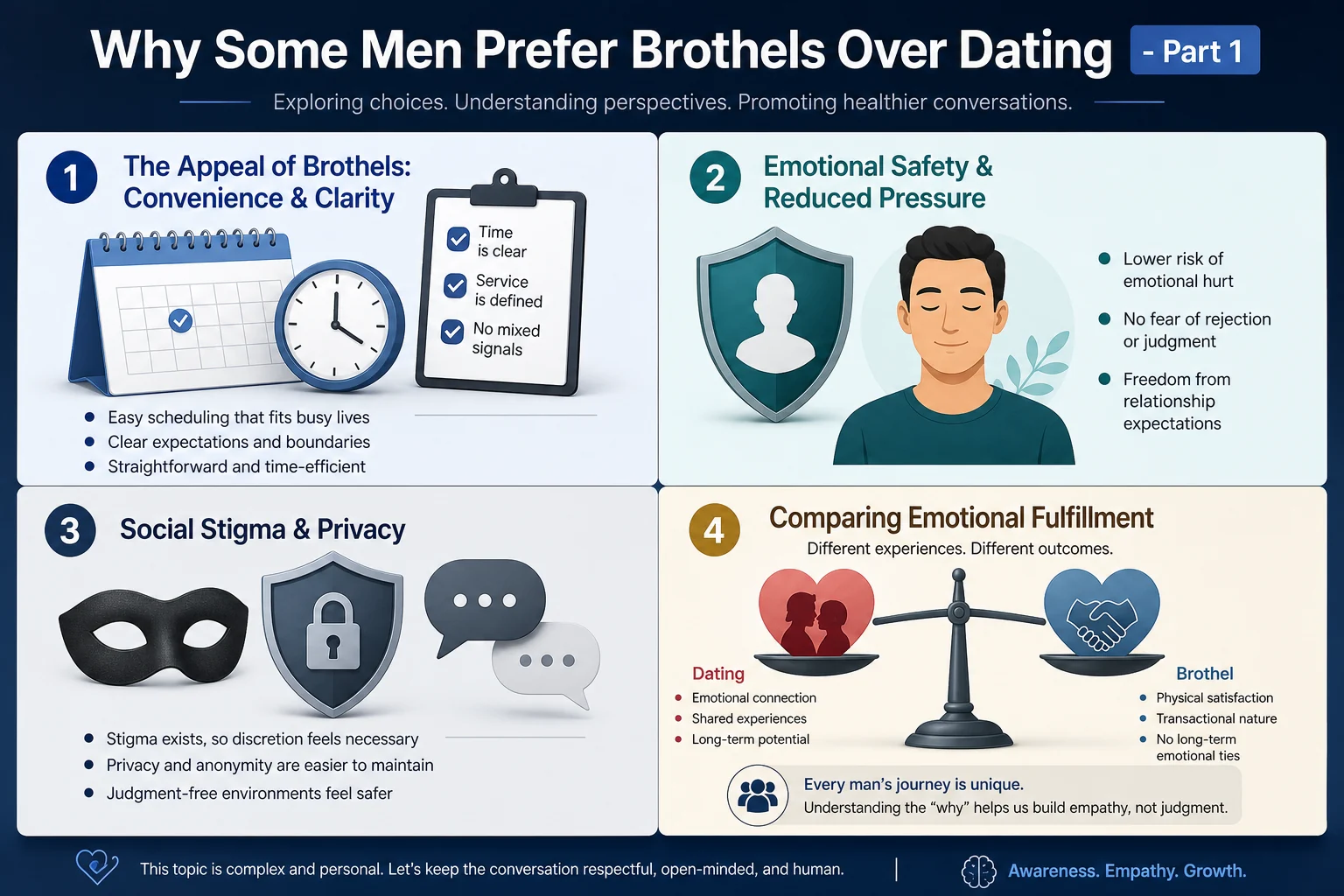 Why Some Men Prefer Brothels Over Dating infographic