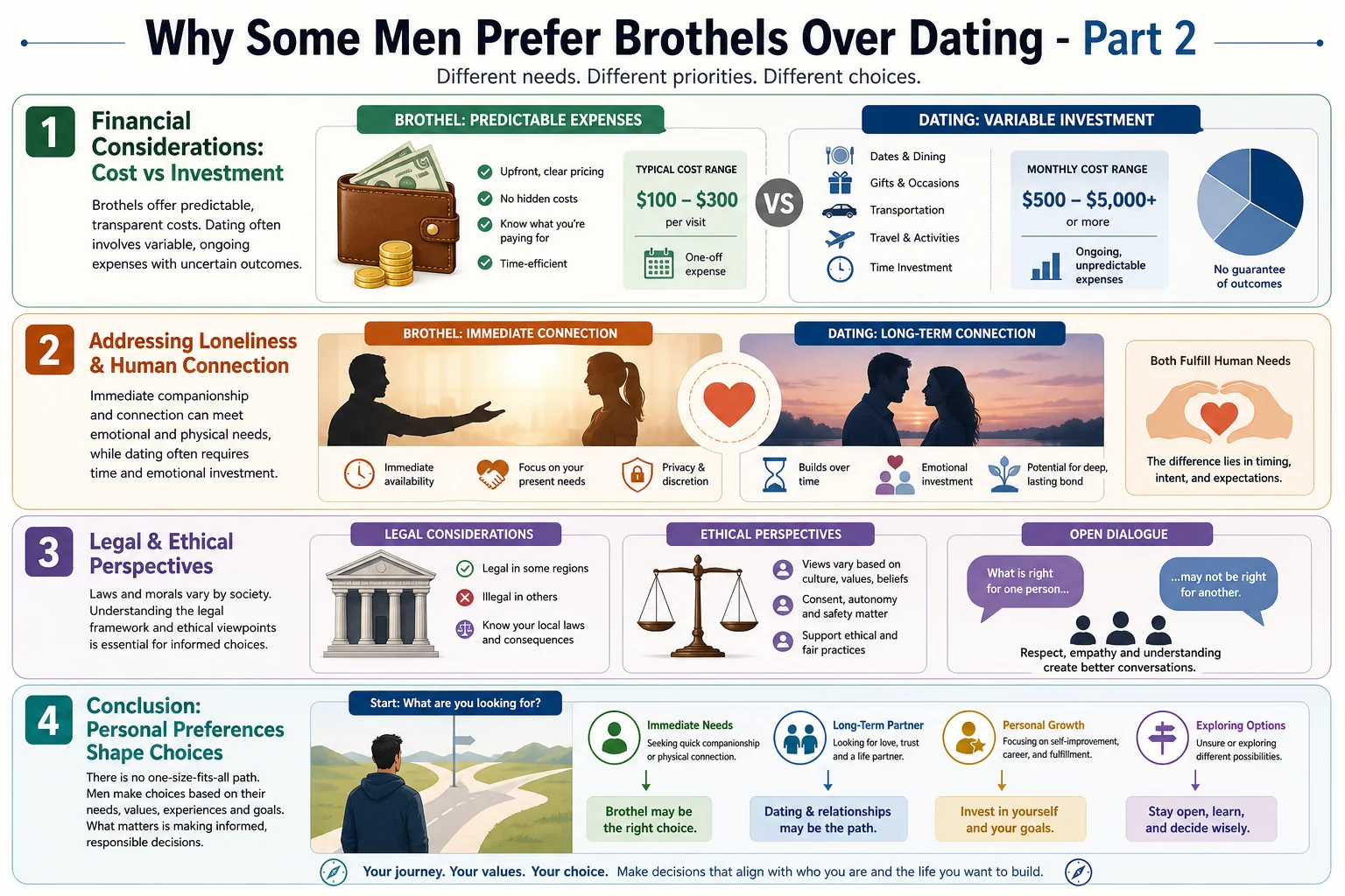 Why Some Men Prefer Brothels Over Dating infographic