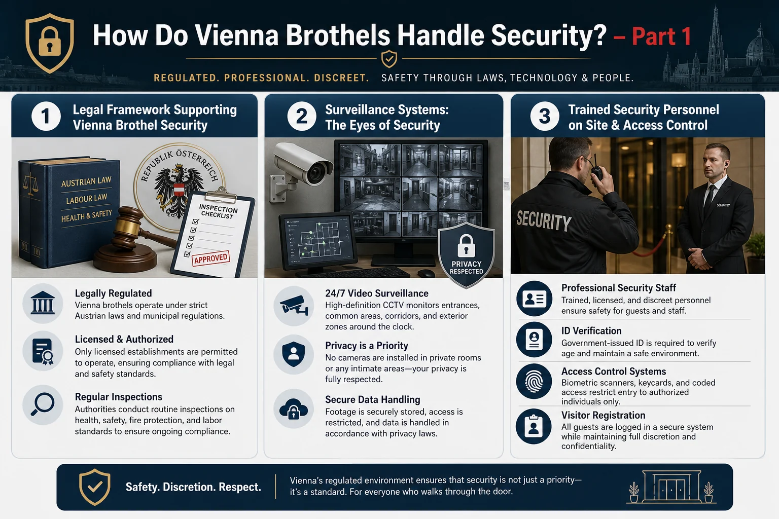 How Do Vienna Brothels Handle Security? infographic