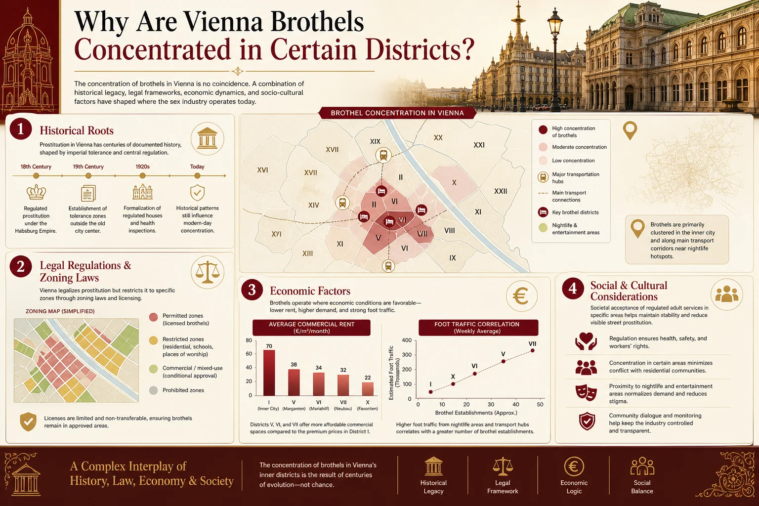 Why Are Vienna Brothels Concentrated in Certain Districts? infographic