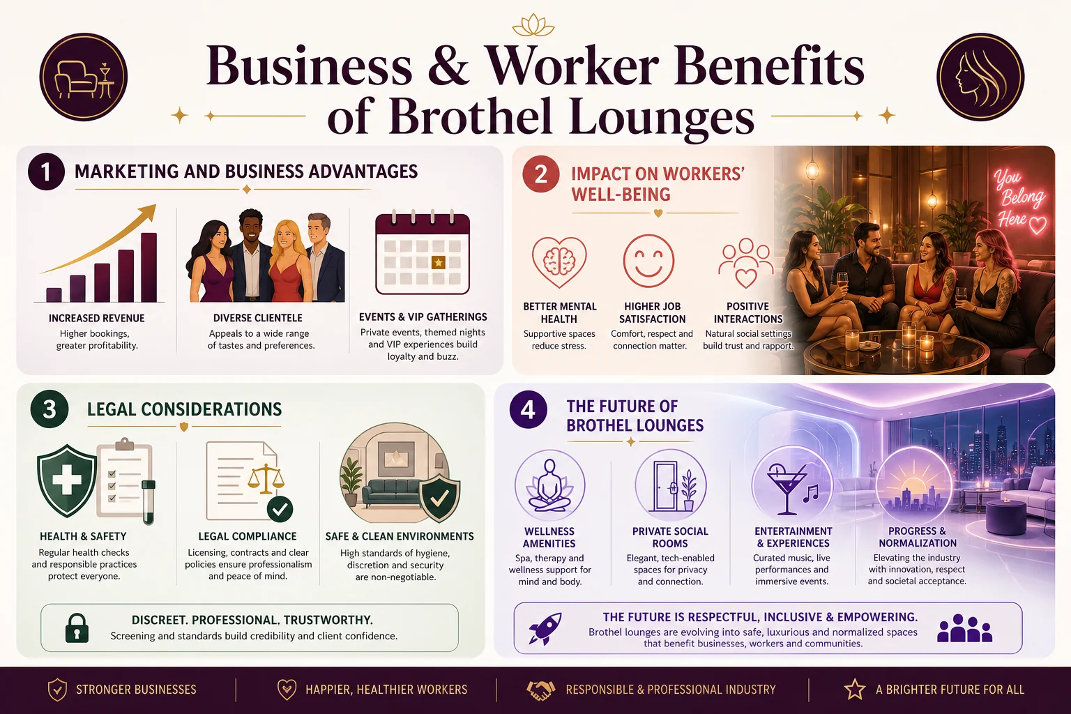 Why Do Some Brothels Have Bars and Lounge Areas? infographic